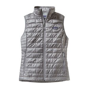 Patagonia Grey Nano Puff Women's Gray Quilted Vest NWOT